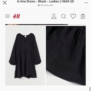 ISO Black H&M A-Line dress in M or L